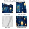 thumbnail image 4 of luoweisi Men's Beach Shorts Quick Dry Swim Trunks with Mesh Lining Candle M, 4 of 5