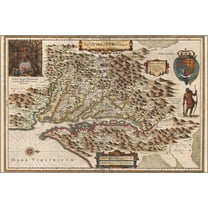1630 Map of Virginia and the Chesapeake Bay - 24"x36" Poster (reproduction)