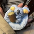 thumbnail image 5 of Pikachu Series Pokemon Komala Eevee Snorlax Jirachi Bulbasaur Sleep Figure Model Toys Cute Decoration Trend Gifts, 5 of 5