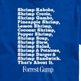 thumbnail image 3 of Forrest Gump - Bubbas Shrimp List - Men's Short Sleeve Graphic T-Shirt, 3 of 5