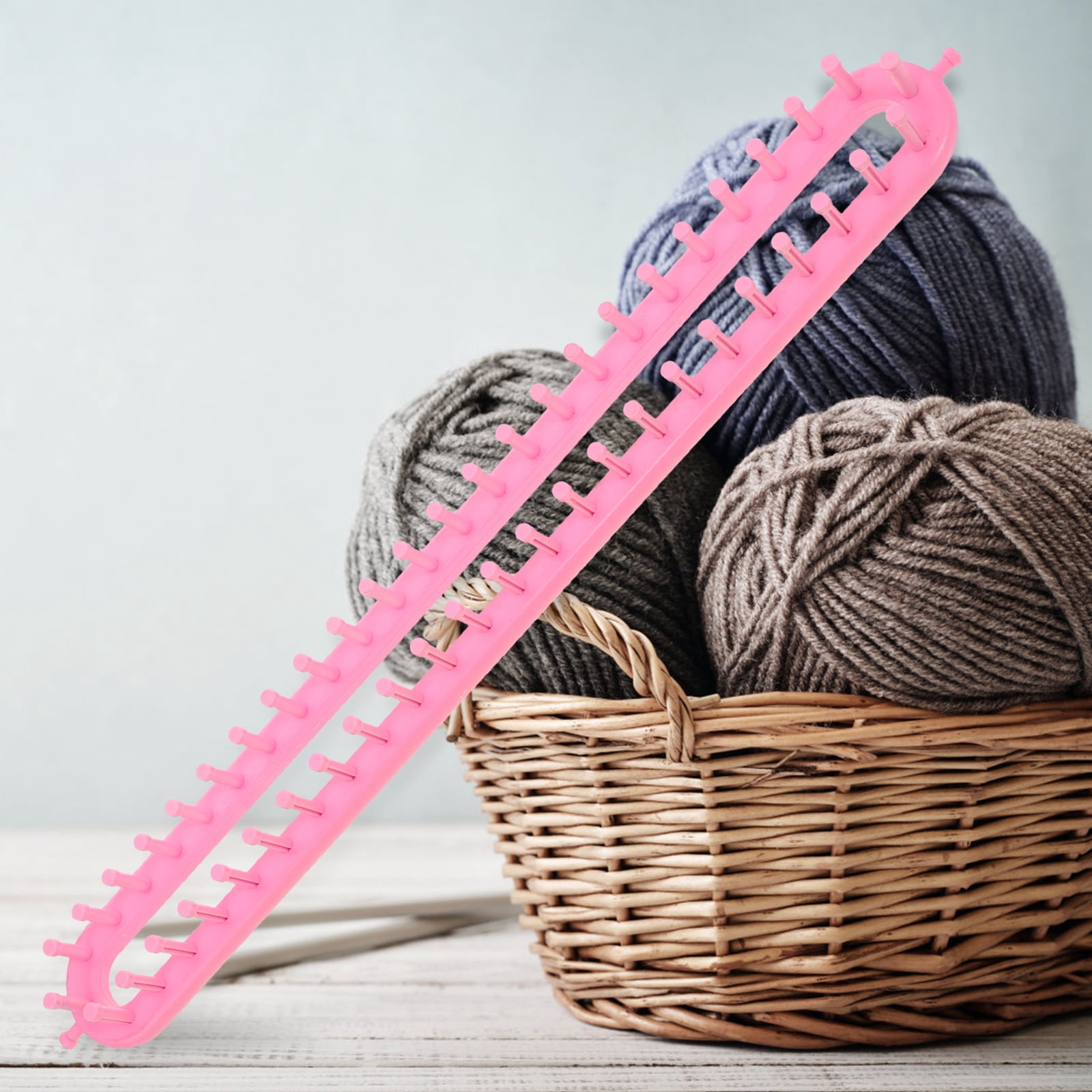 HOKARUA 1 Set of Scarf Hat Weaving Loom Diy Knitting Loom Plastic Sweater Weaving Loom Sweater Knitter