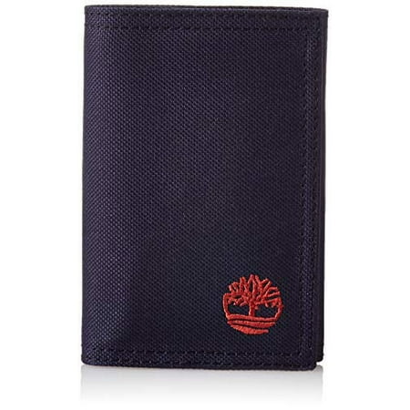 Timberland Men's Trifold Nylon Wallet, Navy, One Size