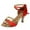 Red, variant on Shoes for Women Girls Latin Dance Shoes Med Heels Satin Shoes Party Tango Dance Shoes Black Size 7