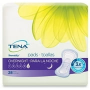 TENA Incontinence Pads for Women, Overnight 28 ea (Pack of 3)