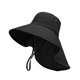 thumbnail image 3 of Sombrero de pescador de ancha, gorra de playa de verano para actividades al aire libre en la calle y viajes B, 3 of 8