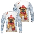 thumbnail image 3 of Playful Brussels Griffon Welcomes Winter Snowy Day with Cardinal Bird All Over Print 3D Sweatshirt Unisex Merch Griff Dog Lover - 2017, 3 of 6