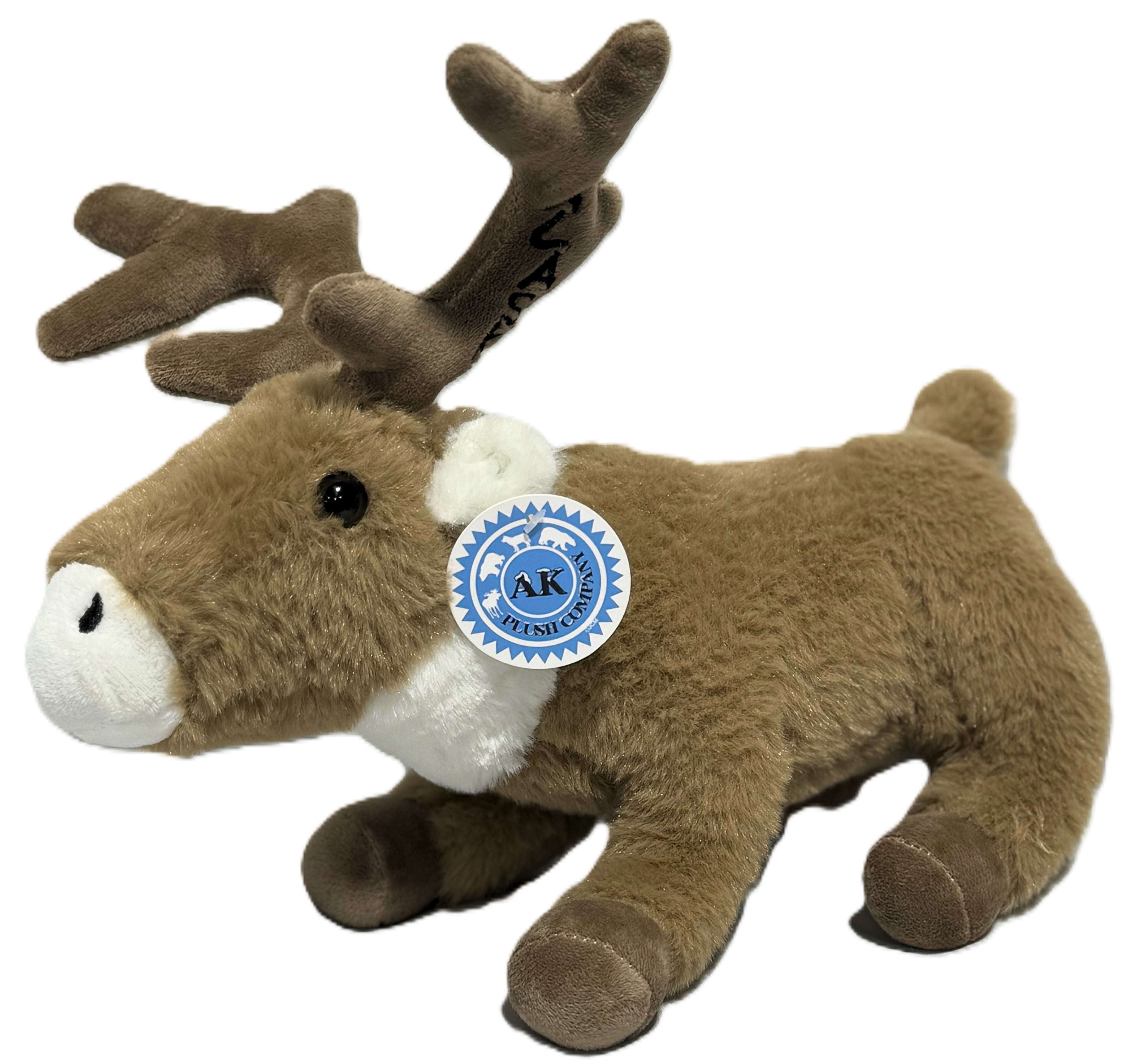 Alaskagift Reindeer Plush With Antlers