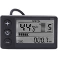 thumbnail image 1 of HUGFEGWE Electric Bike LCD Display, 5 Pin 24V 36V 48V Electric Bicycle S866 LCD Display Meter M5 LCD Panel Screen with Waterproof Connector, Display Meter Control Panel for Electric Bike U2537-22684, 1 of 9