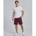 thumbnail image 6 of Real Essentials Men’s 5 Pack: 9" Dry-Fit Shorts – Athletic Gym, Workout, Basketball, Running, Casual Lounge Active Pockets, 6 of 6
