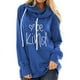 thumbnail image 1 of Jersey Informal Para Mujer, Poliéster Suave Con Cordón Transpirable, Sudaderas Con Capucha Informales Para Mujer, Estampado De Moda Para El Trabajo ANGGREK Otros, 1 of 5