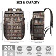 thumbnail image 2 of Bookcase Wall Insulated Cooler Backpack, Leak Proof Lunch Backpack with Bookmark Design for Reading Enthusiasts & Outdoor Use, 2 of 6