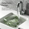 thumbnail image 4 of Safeglitz No-Drill Suction Cup Shower Caddy - Plastic Bathroom Organizer Basket for Shampoo, Removable Shelf for Kitchen & Bath, Rustproof, 4 of 8