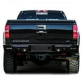 thumbnail image 4 of Vijay Compatible with 2015-2016-2018-2017-2019 Chevrolet Silverado 2500hd/3500hd Front and Rear Bumper Textured Black Steel with Lights and D-rings, 4 of 11