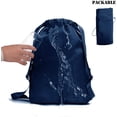 thumbnail image 5 of Lightweight Waterproof Drawstring Sports Backpack Gym Sack for Men Women Travel Running, 5 of 7