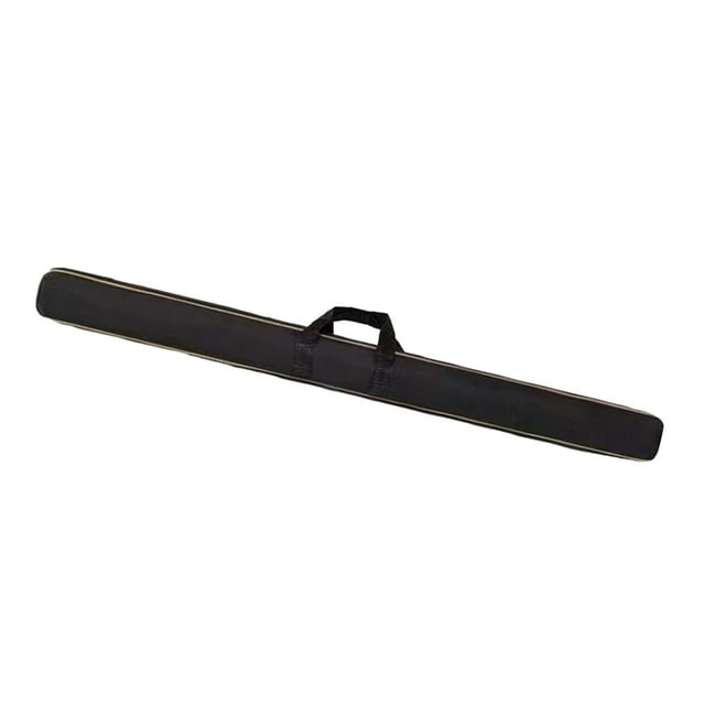 Bolsa de almacenamiento para cañas de pescar, organizador para cañas de pescar, bolsa para aparejos de pesca con asa Negro