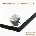 thumbnail image 7 of LAIYA Full Body Floor Mounted mirror, Wall Mounted or Wall Facing Aluminum irror, Large Rectangular Bedroom Mirror 65 "X22", Black, 7 of 7