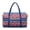 American Flag with Paw, variant on Cartoon Sloth Print Large Luggage Bag for Airplanes with Large Capacity & Separate Compartment Travel Duffel Bags