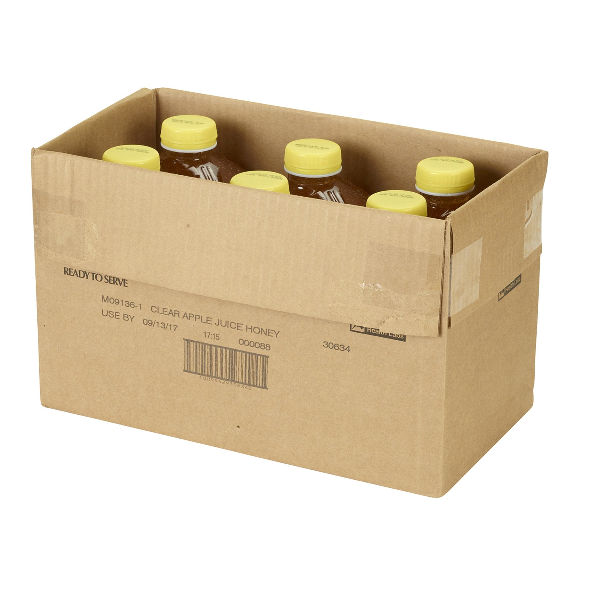 Hormel Thick & Easy Clear Thickened Apple Juice of Vitamin C 46 FL OZ PACK OF 6 Best BY: 09-12-2024