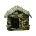thumbnail image 3 of Tienda de campaña jinwen refugio acogedor para dormir cálido lavable para gatos al aire libre 45x43x40cm, 3 of 8