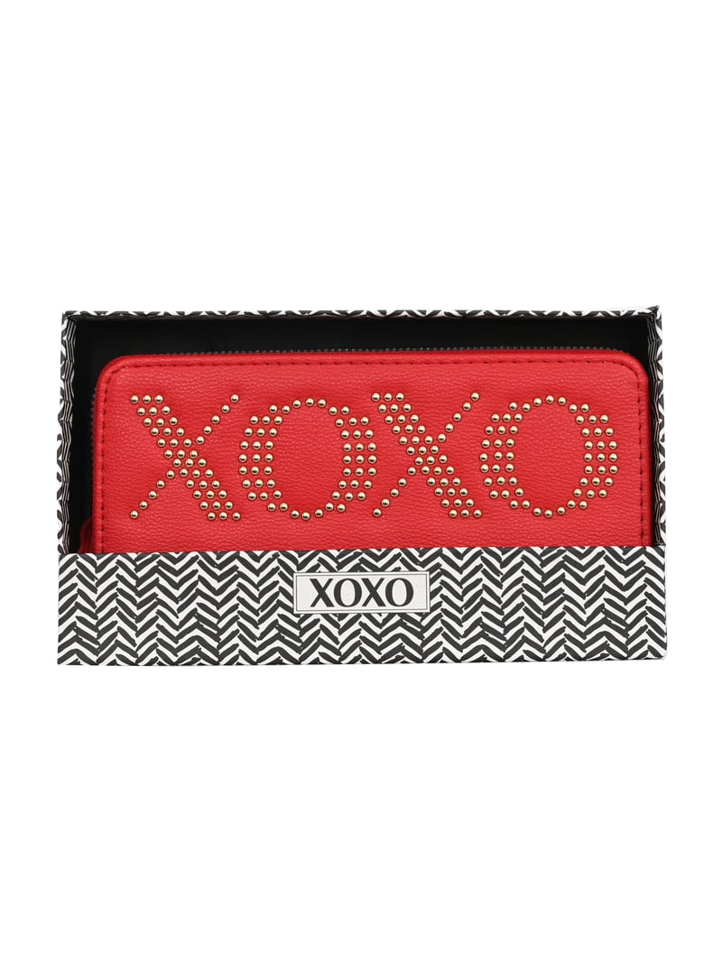 XOXO Women's Zip Around Wristlet Wallet - Spacious Card Holders