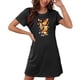 thumbnail image 4 of Camisón corto de talla grande para mujer, camisón de manga corta con estampado de pecho a la moda, camisón para mujer, 4 of 7