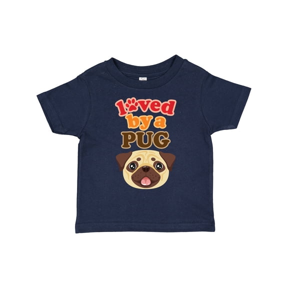 Inktastic Pug Dog Loved by a Pug Boys or Girls Toddler T-Shirt