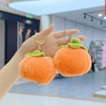 thumbnail image 7 of Gallickan Keychain, Persimmon Shaped Plush Pendant, Creative Doll Accessory for Bags and Keys, Cute Gift for Daily Use and Decorative Purposes, Orange, 7 of 7