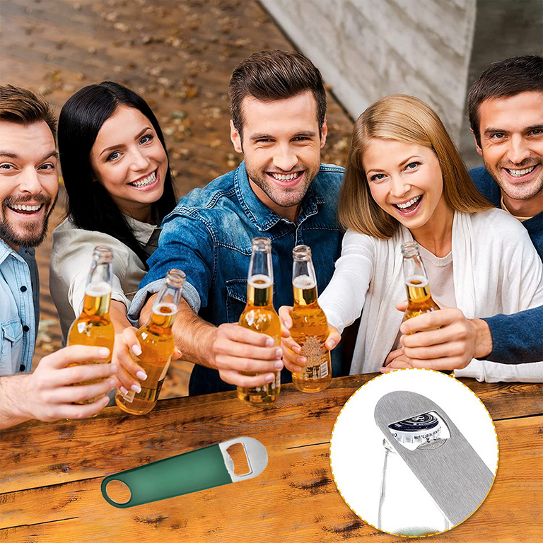US$ 9.99 - Gold Bottle Opener, Stainless Steel Beer Soda Can Opener, Sturdy  And Durable Kitchen Gadgets - m.