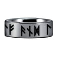 thumbnail image 3 of Lion and Wolf Tungsten Carbide Ring, 3 of 5