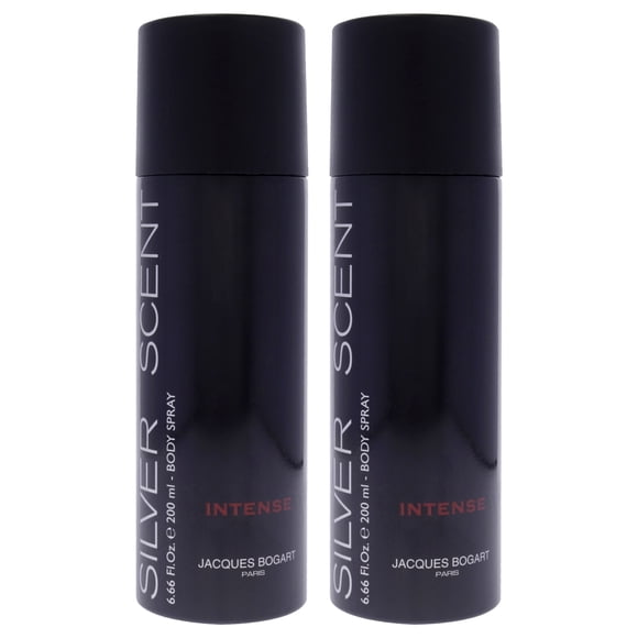 Perfume Jacques Bogart Silver Scent Intense 200 ml para hombre x2