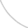 thumbnail image 2 of 10k White Gold 1.65mm Round Wheat Chain Necklace Lobster Lock Closure 16 Inch Chain Necklace for Women and Men, 2 of 2