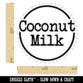 thumbnail image 2 of Coconut Milk Typewriter Self-Inking Rubber Stamp Ink Stamper - Fuchsia Ink - Medium 1 Inch, 2 of 7