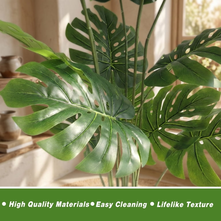 Verdelure 6FT Artificia Plant Fake Tropical Potted Tree Indoor Faux Floor Plant for Home Office Decor