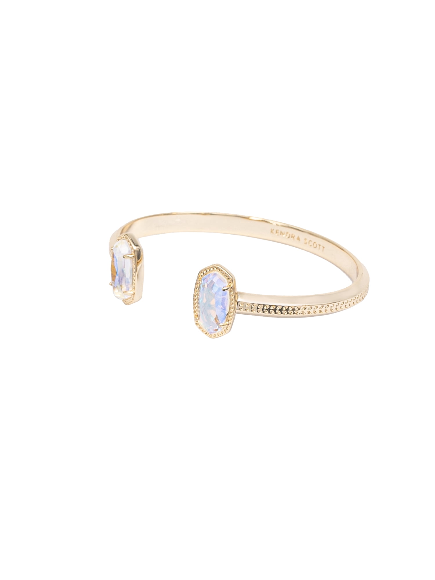 Kendra Scott Elton Gold Cuff Bracelet in Dichroic Glass