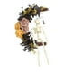 thumbnail image 3 of Corona de esqueleto de Halloween, corona de flores artificiales para puerta de entrada, corona de para decoración del hogar, fiesta en la casa, 3 of 9