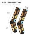 thumbnail image 2 of Compression Socks For Women And Men - Donut Print No.9036 Compression Socks Circulation For Workout, 2 of 2