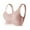 Pink, variant on Elainilye Fashion Women Bra Embroidered Glossy Comfortable Breathable Bra Underwear Wirefree Gathering Bra Everyday,Pink