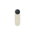 thumbnail image 2 of Google Nest Doorbell (Wired, 2nd gen) - Video Doorbell Camera - Doorbell Security Camera - Linen, 2 of 13
