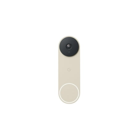 Google Nest Doorbell (Wired, 2nd gen) - Video Doorbell Camera - Doorbell Security Camera - Linen