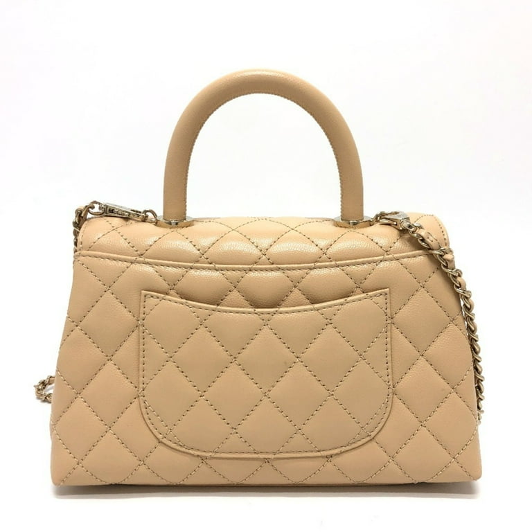 Pre-Owned CHANEL A92990 Matelasse Coco Handle XS Bag Shoulder