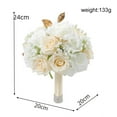 thumbnail image 5 of AFQH For Champagne colored bouquets, wrist flowers, boutonnieres for weddings, 5 of 11