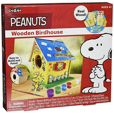 Cra-Z-Art Peanuts Wooden Birdhouse
