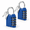 Blue 2 Pack, variant on Purple 2 Pack TSA Approved Luggage Locks, Dual Access Key or 4-Digit Code Combination