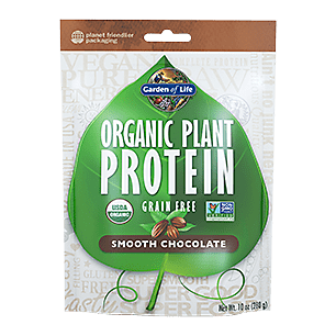 Garden of Life Organic Plant Protein, Chocolate, 10 oz