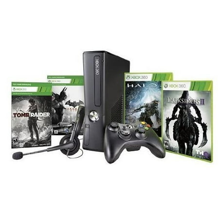 Refurbished Xbox 360 250GB Black Friday Bundle With Halo 4 Darksiders II Tomb Raider And Batman: Arkham City