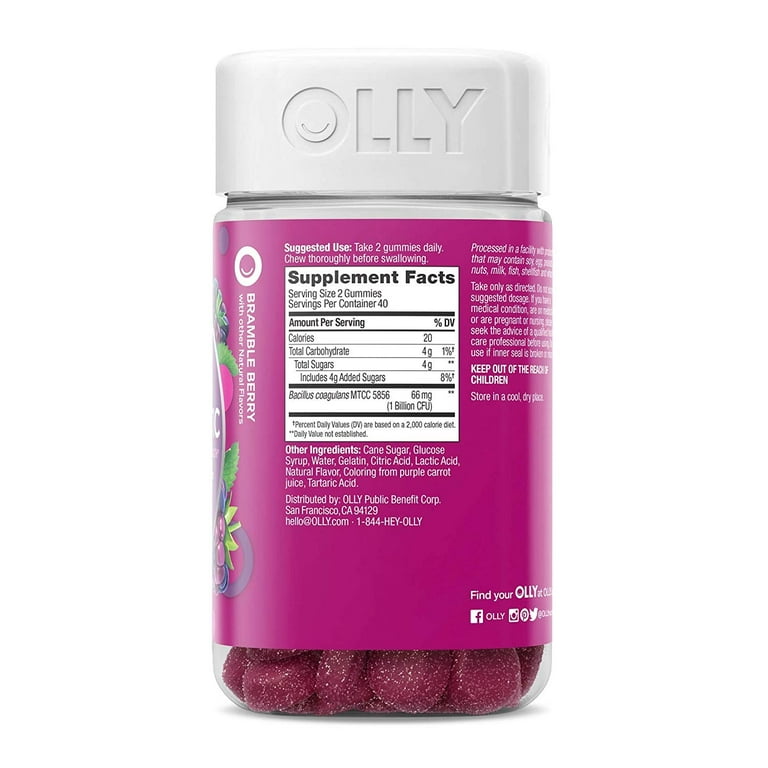 Olly Probiotic Bramble Berry Gummies – WholeLotta Good