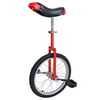 "Astonishing RED 18 Inch In Mountain Bike Wheel Frame 18"" Unicycle Cycling Bike With Comfortable Release Saddle Seat"