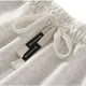 thumbnail image 4 of pstuiky Pantalones cortos deportivos, Pantalones cortos de ocio para hombre, versátiles, de color sólido, con bolsillos y cintura elástica con cordón. Pantalones cortos cargo, 4 of 6