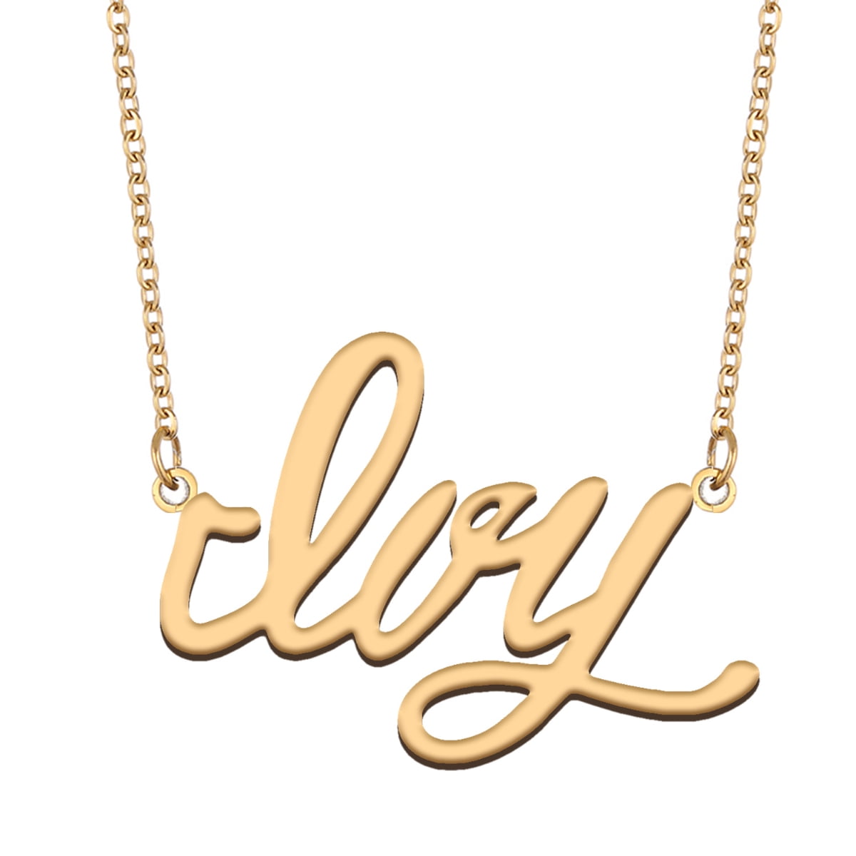HUAN XUN Aleah Child Initial Name Necklace Monogrammed Name Necklace Girls  Jewelry Gift for Best Friend - Walmart.com