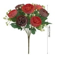 thumbnail image 3 of Artificial Flower 30cm Home Wedding Decoration Handheld Realistic Silk Flower for Vase Centerpiece, 3 of 4